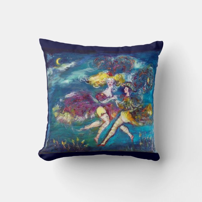 MASQUERADE DANCING AND MUSIC IN THE NIGHT CUSHION (Front)