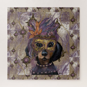 MASQUERADE DOXIE ART JIGSAW PUZZLE
