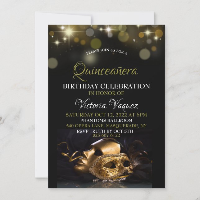 Masquerade Invitation (Front)