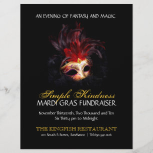 Masquerade   Mardi Gras Flyer