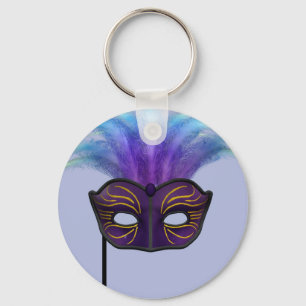 Masquerade Mask Key Ring