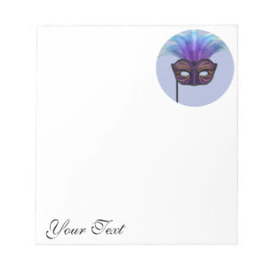 Masquerade Mask Notepad