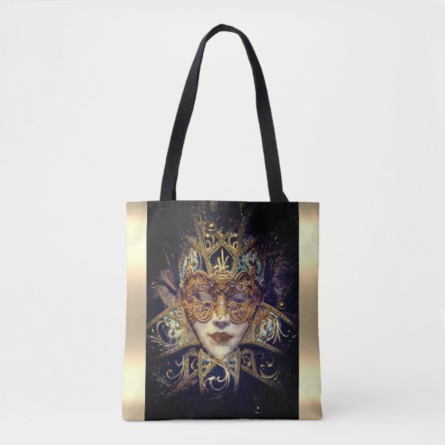 Masquerade mask Victorian elegant gothic Tote Bag (Front)