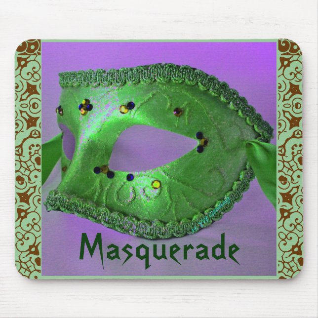 "Masquerade" Mousepad- Customisable Mouse Mat (Front)