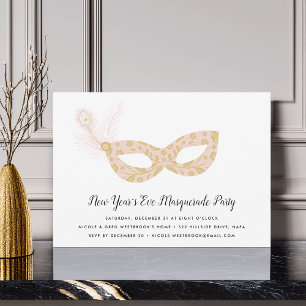 Masquerade New Year's Eve Party Invitation