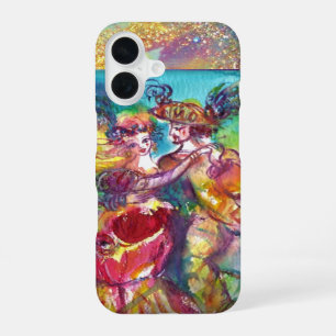 MASQUERADE NIGHT / CARNIVAL DANCE MONOGRAM iPhone 16 CASE