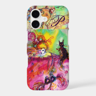 MASQUERADE NIGHT / LADY WITH BLACK CAT MONOGRAM