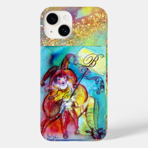 MASQUERADE NIGHT / RED YELLOW JESTER MONOGRAM Case-Mate iPhone 14 CASE