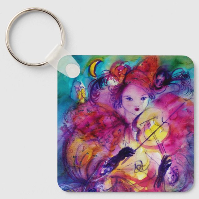 MASQUERADE NIGHT / Venetian Carnival Key Ring (Front)