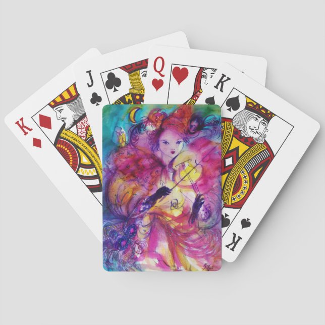 MASQUERADE NIGHT / Venetian Carnival Night  Playing Cards (Back)