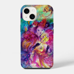 MASQUERADE NIGHT VIOLINIST Venetian Carnival Masks iPhone 14 Case