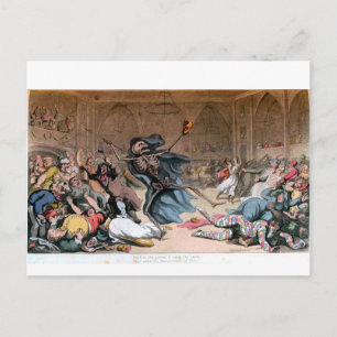 Masquerade of the Living postcard