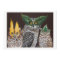 Masquerade owls flat card