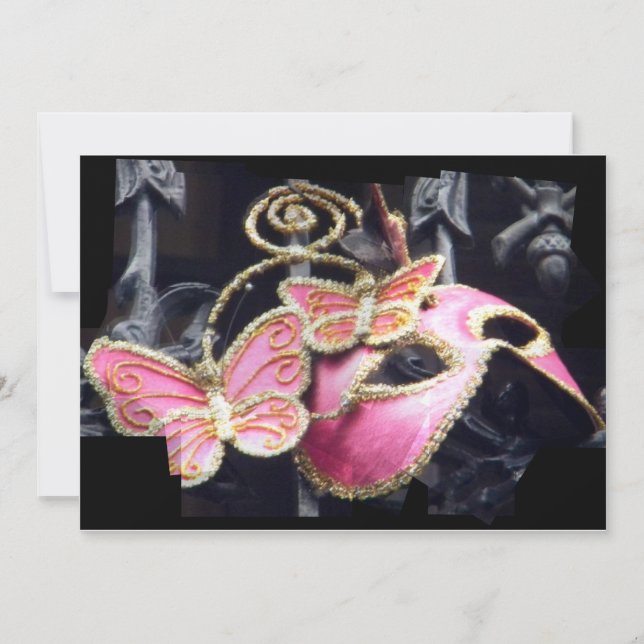 Masquerade Party Invitation (Front)