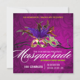 Masquerade Party Invitation