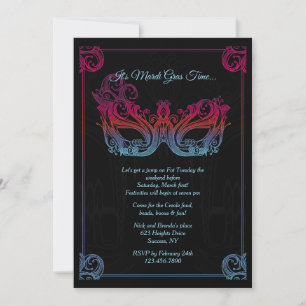 Masquerade Party Invitation