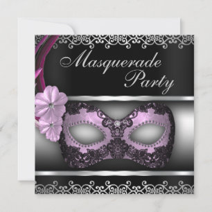 Masquerade Party Invite