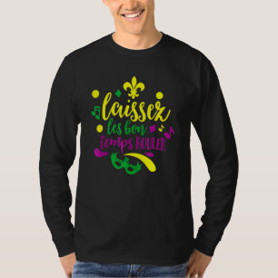 Masquerade Party Let The Good Times Roll Mardi Gra T-Shirt