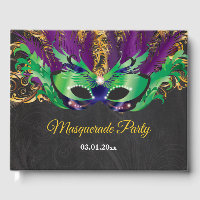 Masquerade Party Magical Night Green Purple Gold