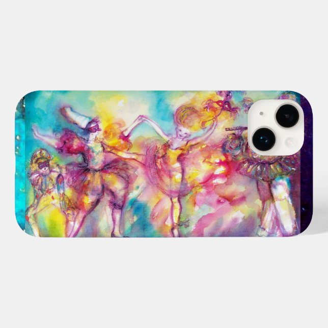 MASQUERADE PARTY,Mardi Gras Masks,Dance,Music Case-Mate iPhone Case (Back (Horizontal))