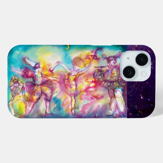 MASQUERADE PARTY,Mardi Gras Masks,Dance,Music Case-Mate iPhone Case (Back (Horizontal))