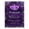 Masquerade purple silver glitter dust Sweet 16