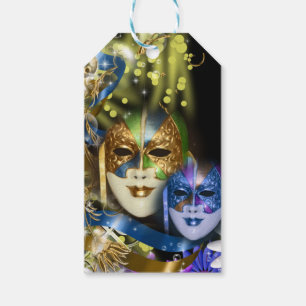 Masquerade quinceanera Venetian masks PERSONALIZE Gift Tags