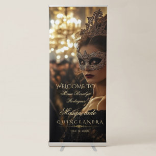 Masquerade Quinceanera Welcome Sign