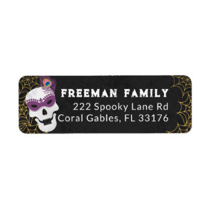 Masquerade Return Address Label