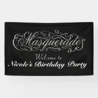 MASQUERADE Silver & Any Colour Birthday Party