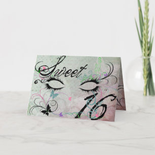 Masquerade Sweet 16 Invitation Greeting Card