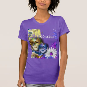 Masquerade Venetian masks girls travel T-Shirt