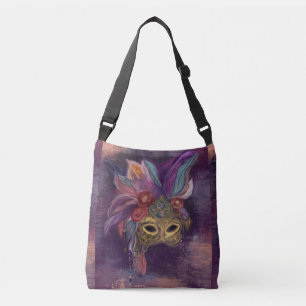 MASQUERADE VENICE ART CROSSBODY BAG