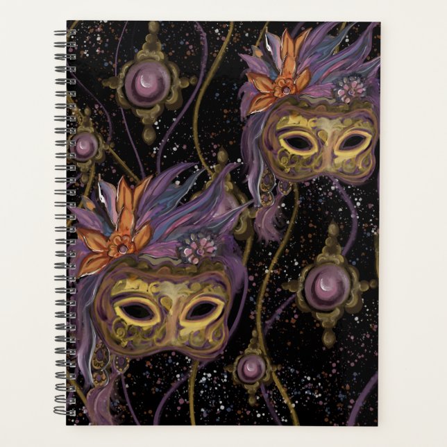 MASQUERADE VENICE  ART      PLANNER (Front)