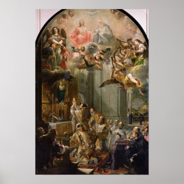 Mass for the Order of Trinitarians, 1666 Poster (Front)