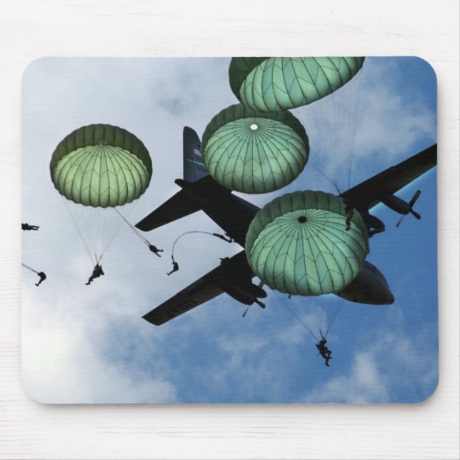 Mass Jump Mission, Parachutes, U.S. Army Mouse Mat (Front)