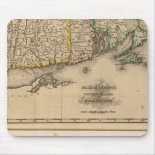 Mass, Rhode Island, Connecticut Mouse Mat