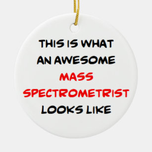 mass spectrometrist, awesome ceramic tree decoration
