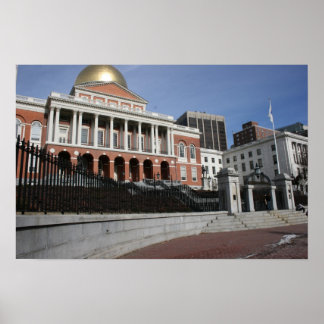 Mass State House Poster