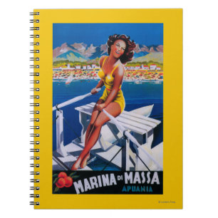 Massa Marina Travel Poster Notebook