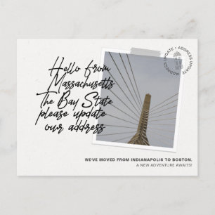 Massachusett State Destination Moving Announcement