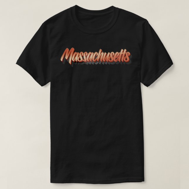 Massachusetts3  T-Shirt (Design Front)