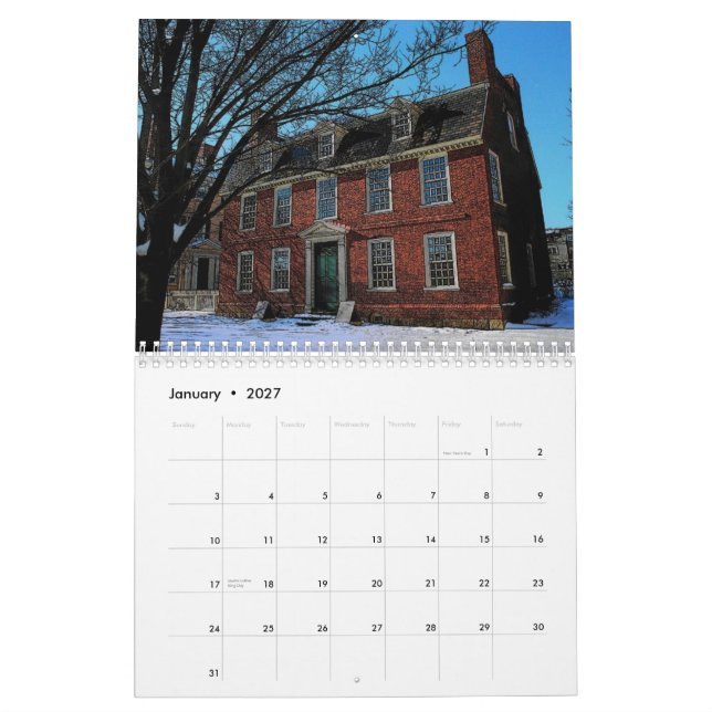 Massachusetts 2010 Calendar (Jan 2027)