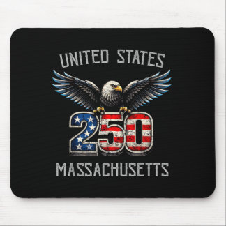 Massachusetts 250th Anniversary Shirt Patriotic Mouse Mat