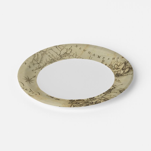 Massachusetts 3 paper plate (Angled)