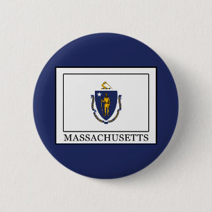 Massachusetts 6 Cm Round Badge