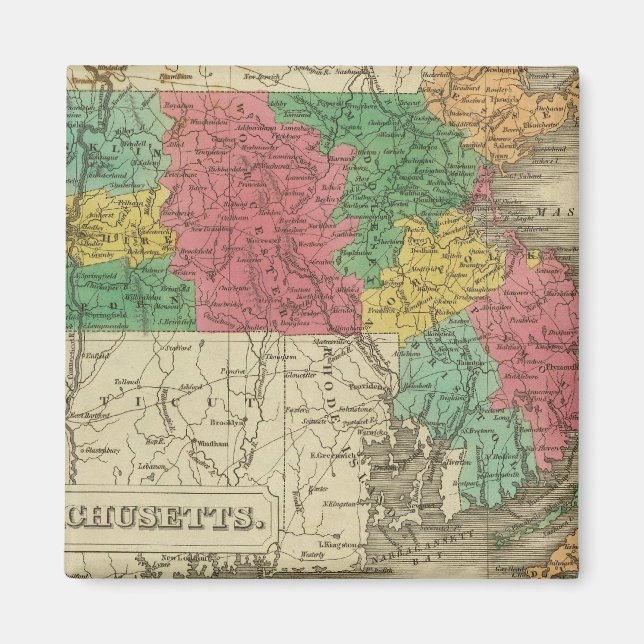 Massachusetts 7 magnet (Front)