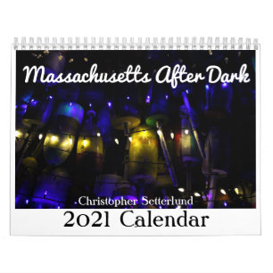 Massachusetts After Dark 2021 Calendar
