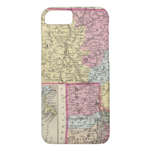 Massachusetts And Rhode Island 2 iPhone 8/7 Case
