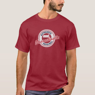 MASSACHUSETTS - AUTHENTIC ORIGINAL - RED SOX COLOR T-Shirt